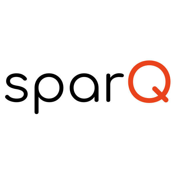 sparQ square logo on light
